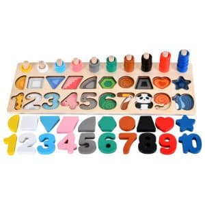Three In One Matching Board Puzzle Toy