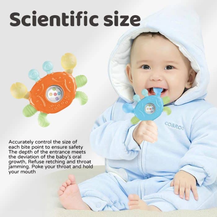 Silicon Crab Teether 4 Silicon Crab Teether 4