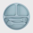 Silicon Plate With Spoon Set