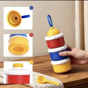 3 Grid Portable Formula Dispenser Container Storage 5