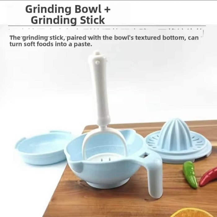 Multifunction Manual Baby Food Mill Grinding Bowl