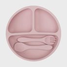 Silicon Plate With Spoon Set