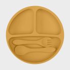 Silicon Plate With Spoon Set