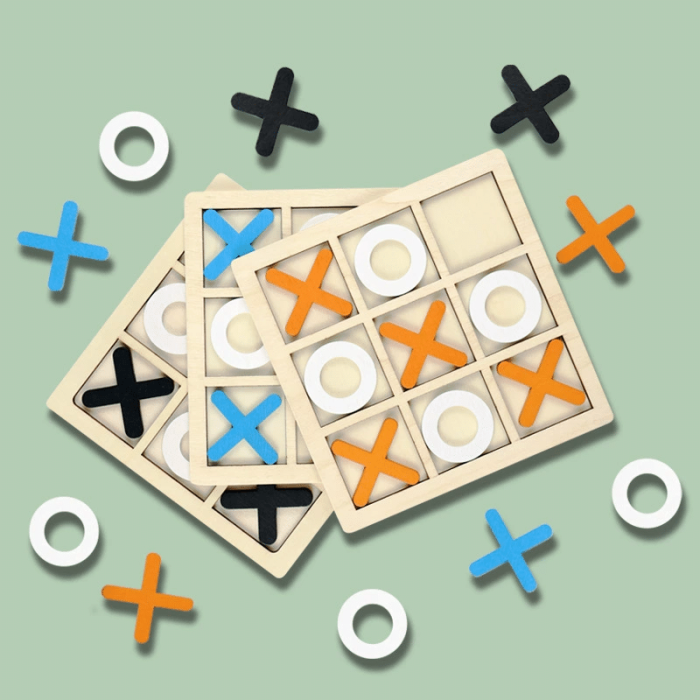 Wooden Tic Tac Toy Wooden Tic Tac Toy