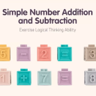 Squeeze Cube Number Soft Rubber Silicone