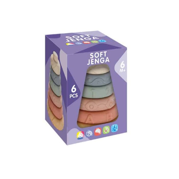 Sensory Toy Squeeze and Stack Blocks