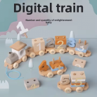 Wooden Train Toys building blocks