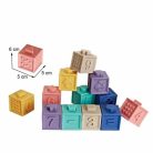 Squeeze Cube Number Soft Rubber Silicone