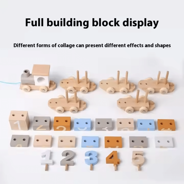 Wooden Train Toys building blocks Wooden Train Toys building blocks