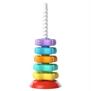 Rainbow Stacking Turn Jenga