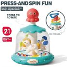 Press and Rotate Bouncing Ball Toy