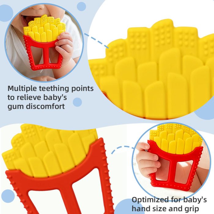 French Fries Silicone Teether