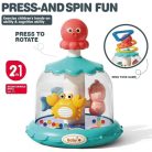 Press and Rotate Bouncing Ball Toy