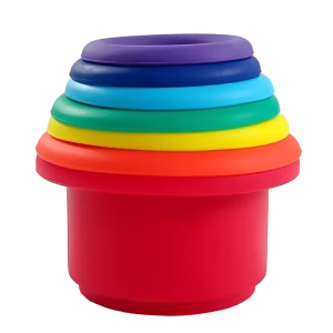 Toddler Sorting Stacking Cups Toy ( Silicon )