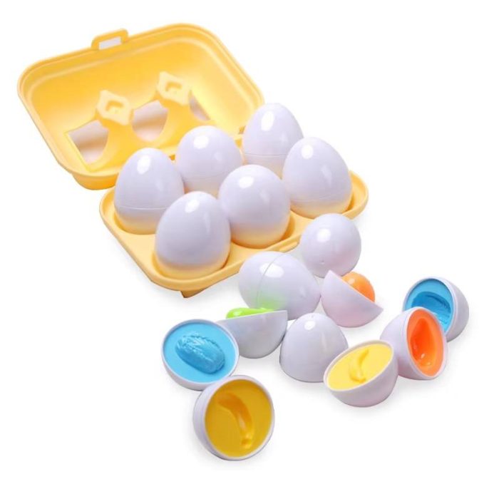 Baby Eggs Box Color Puzzle Matching