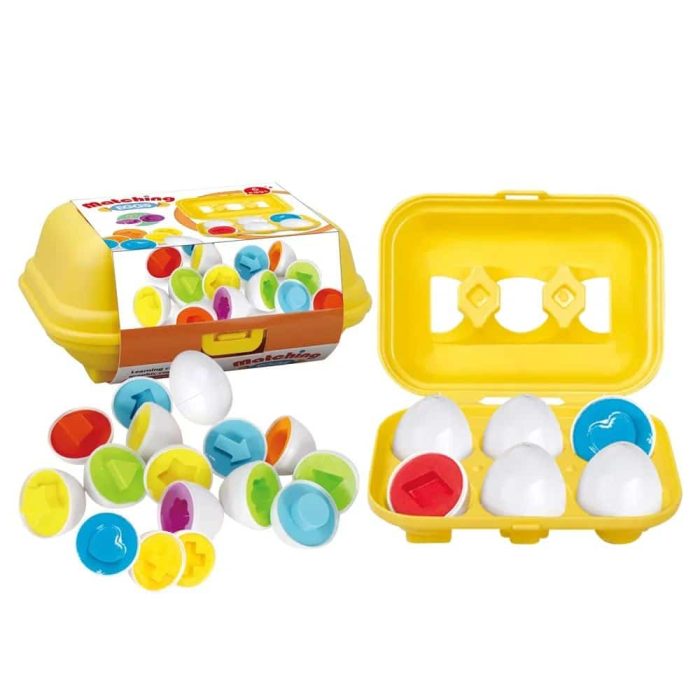 Baby Eggs Box Color Puzzle Matching